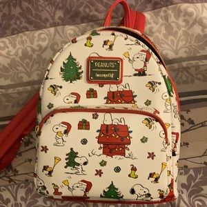 Loungefly Peanuts Christmas backpack